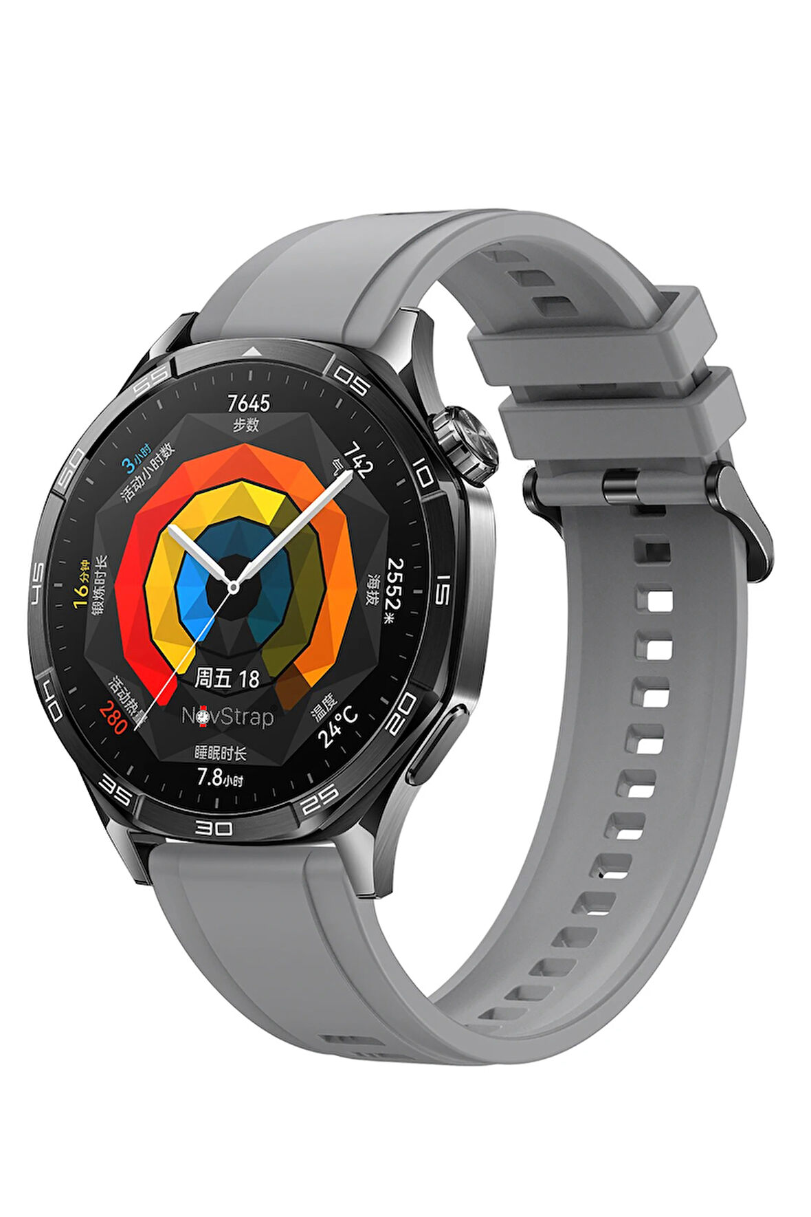 NovStrap Huawei Watch Gt5 46mm Gt5 Pro Gt4 46mm Gt3 46mm Gt3 Pro Se Gt2 ile Uyumlu Kordon 22mm Easy Band Lansman Silikon Kayış