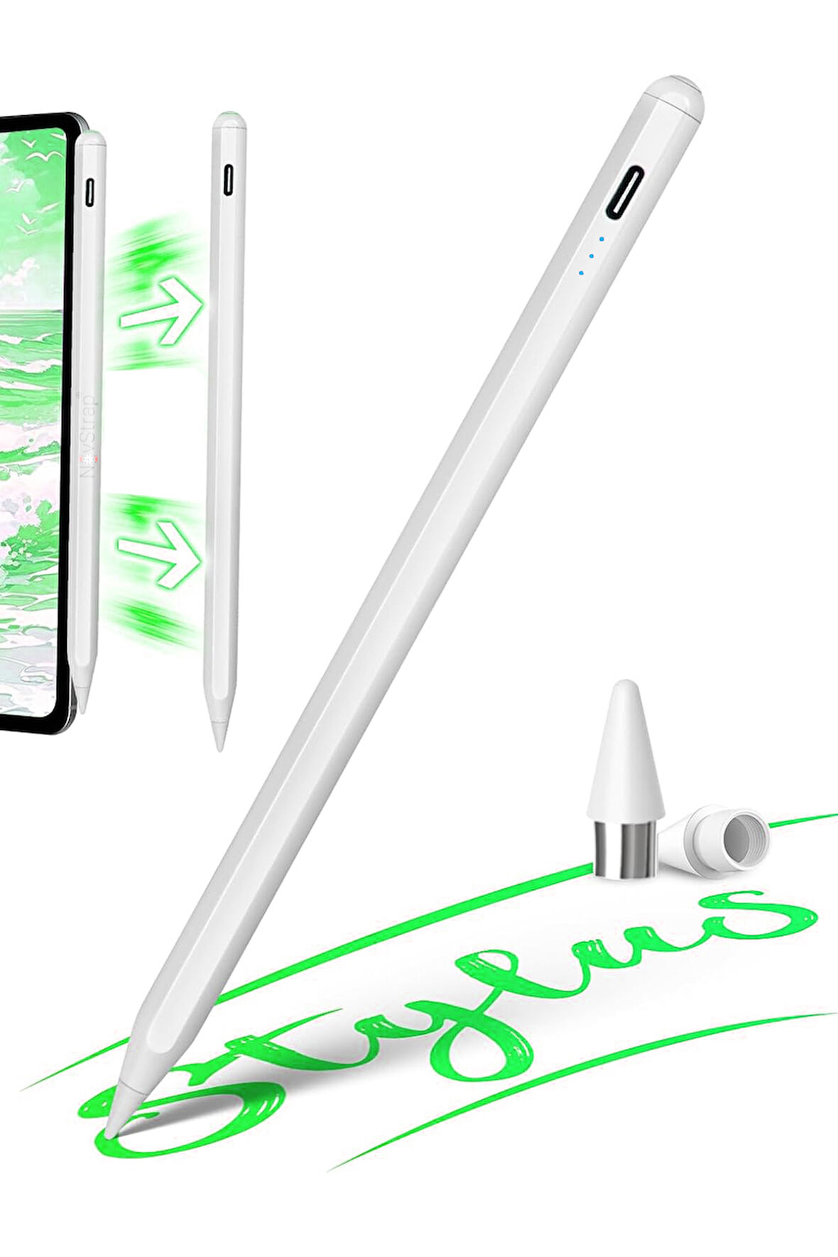 NovStrap Xiaomi Pad 6 Redmi Pad Pro 5 6 Se Mi Pad ile Uyumlu Dokunmatik Tablet Kalemi Gen2 Stylus Pencil