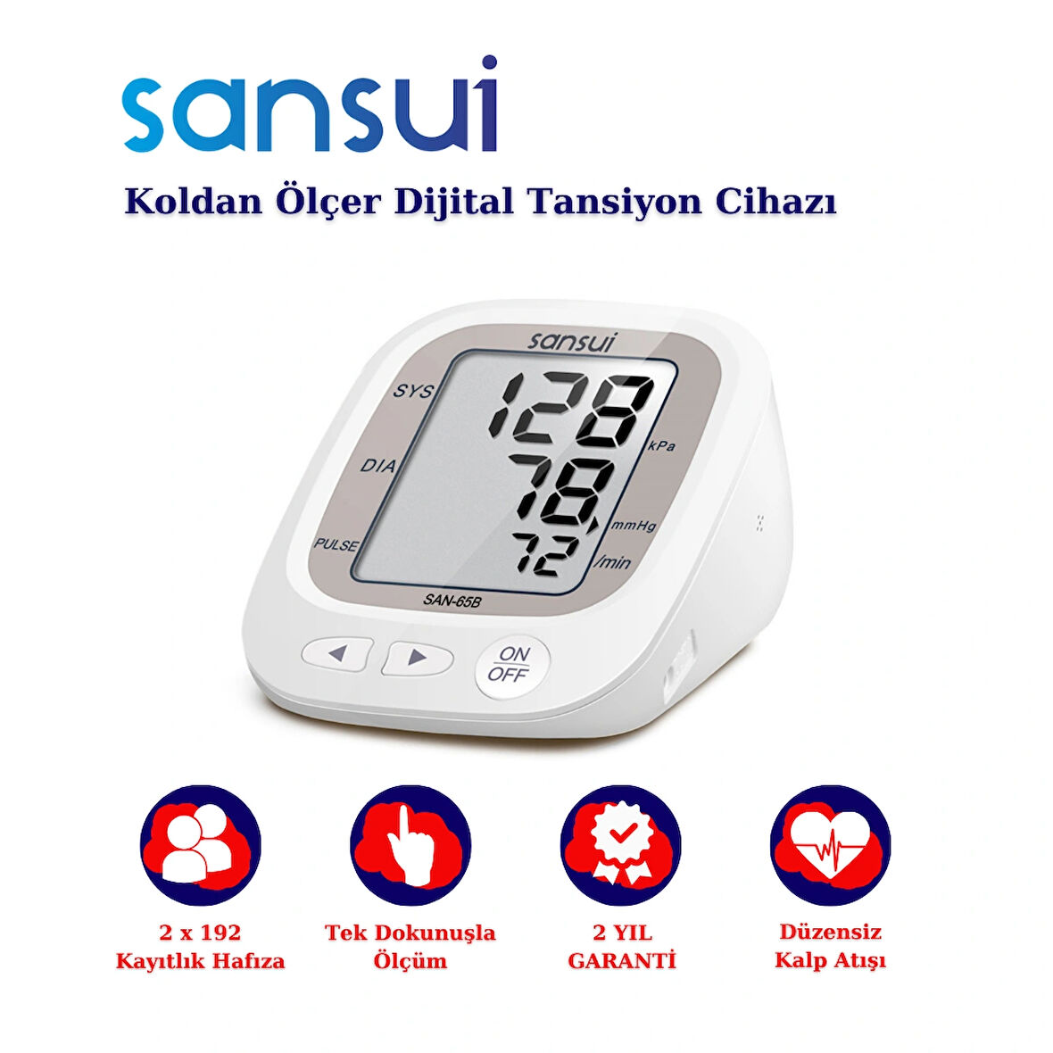 Sansui Koldan Ölçer Tansiyon Cihazı