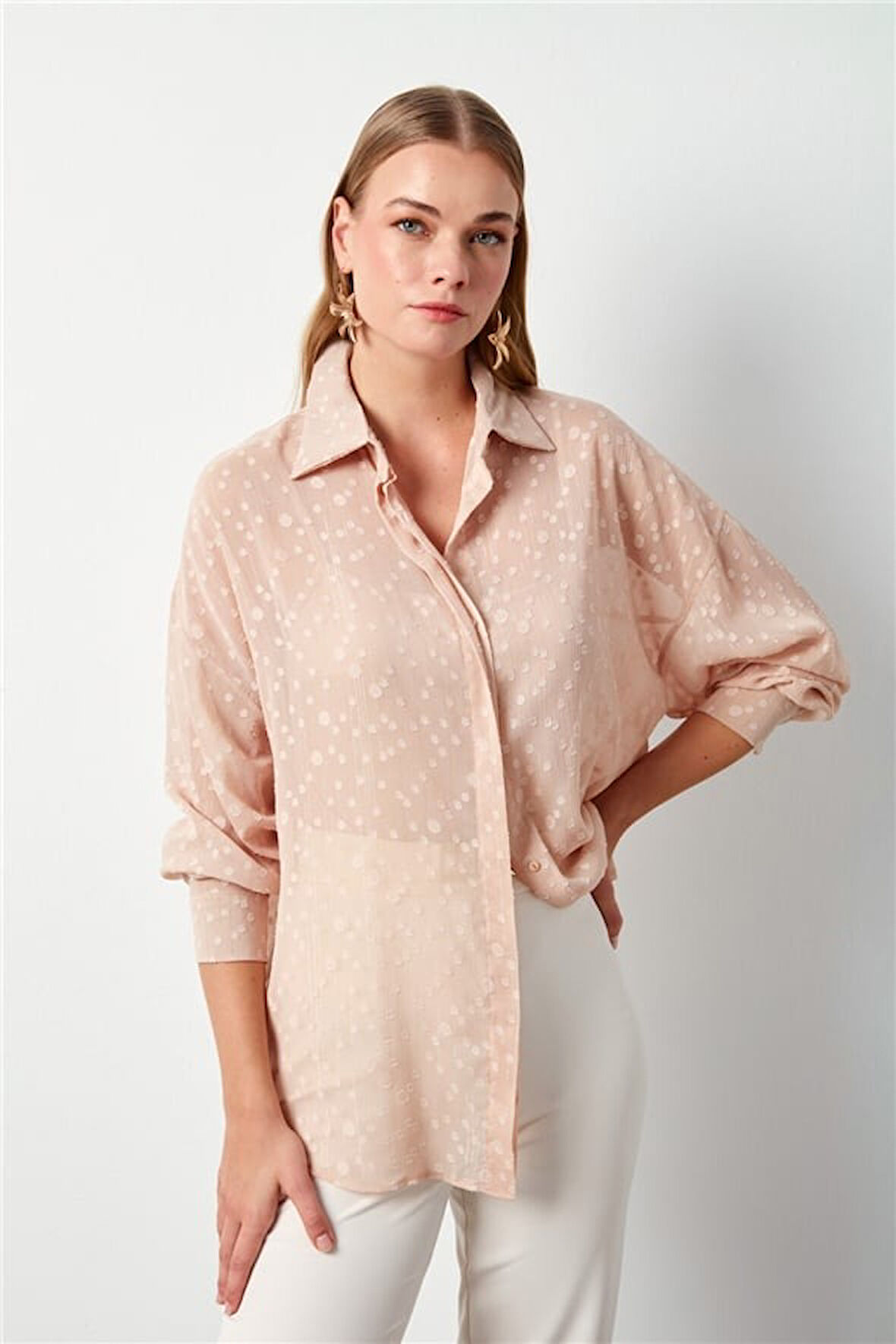 Desenli Uzun Gömlek