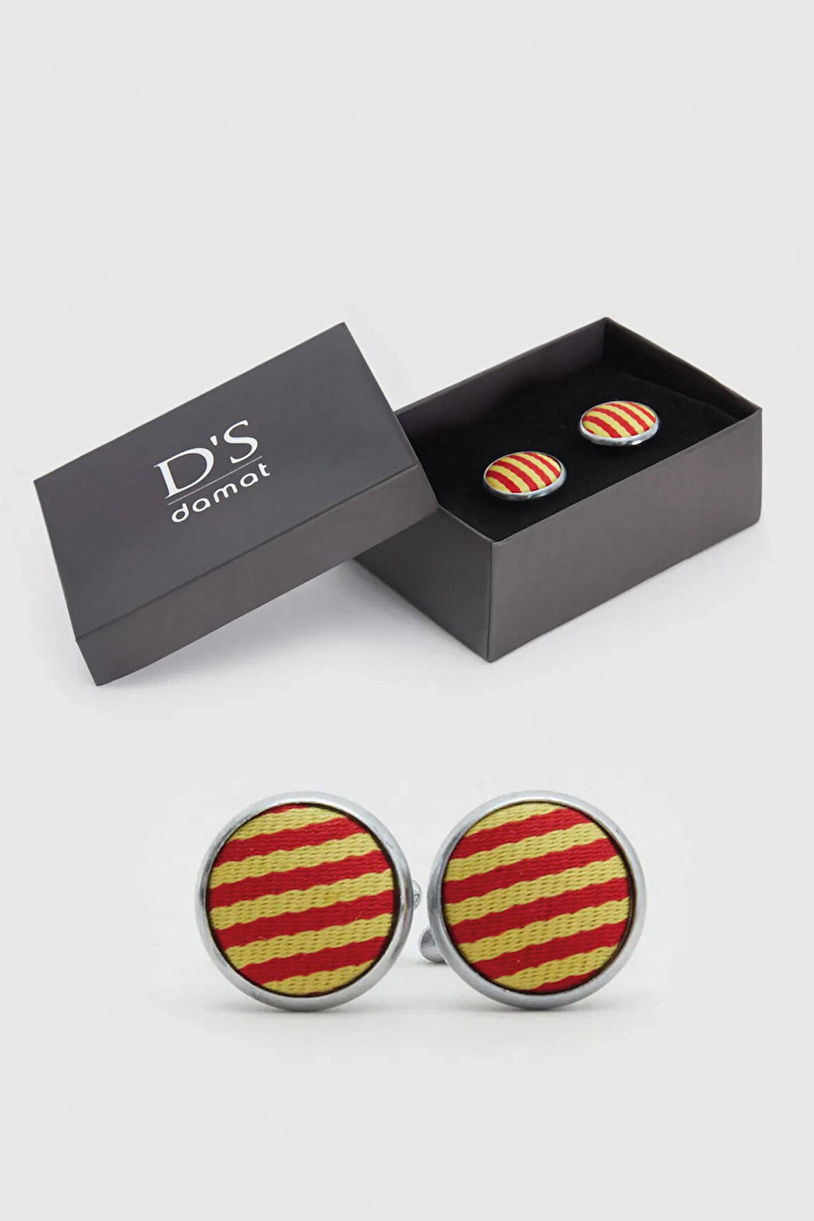 Ds Damat Sarı Kırmızı Renk Kol Düğmesi