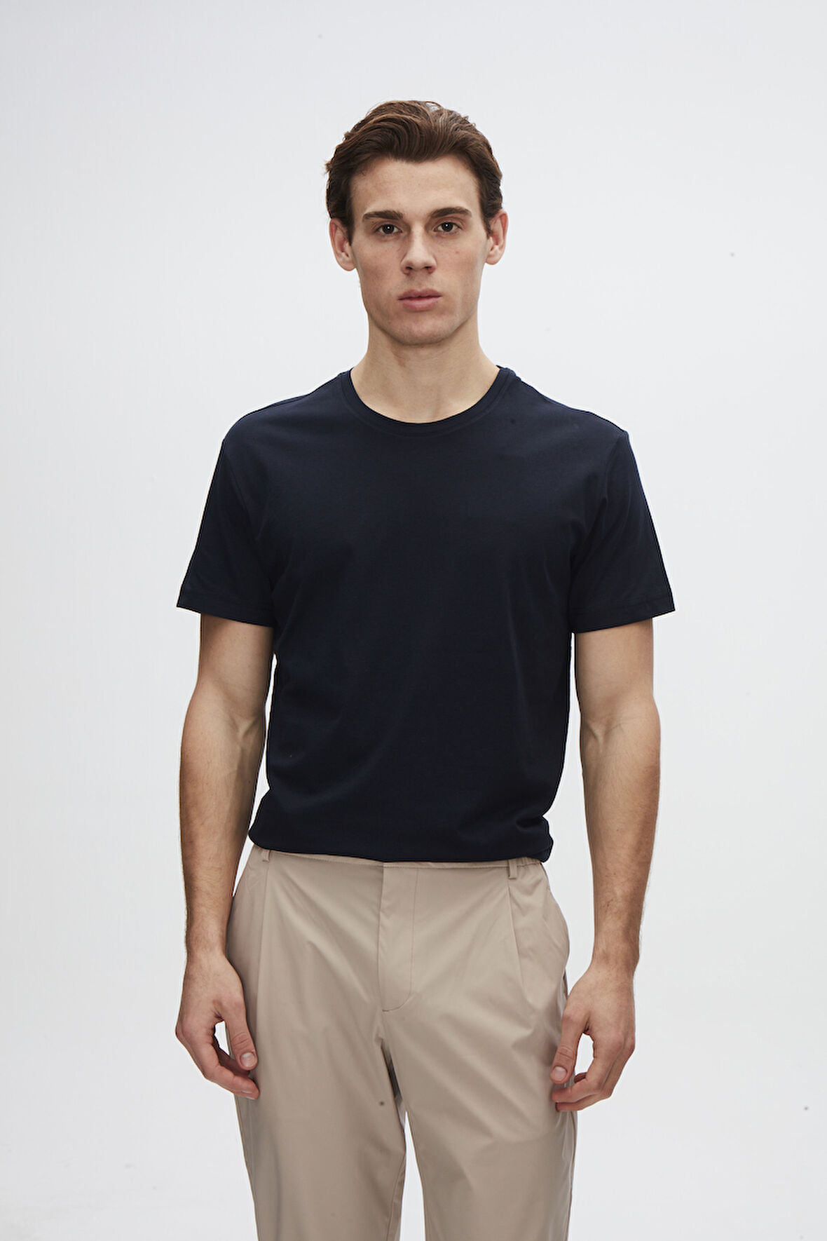 Ds Damat Relaxed Fit Lacivert %100 Pamuk T-Shirt