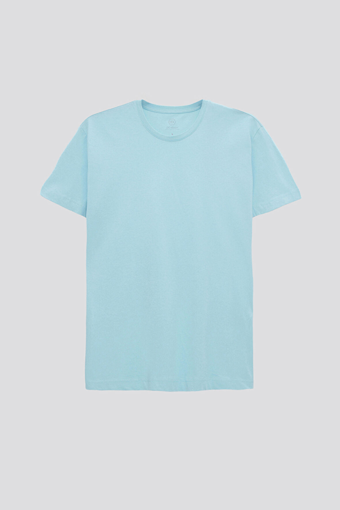 Ds Damat Relaxed Fit Turkuaz %100 Pamuk T-Shirt
