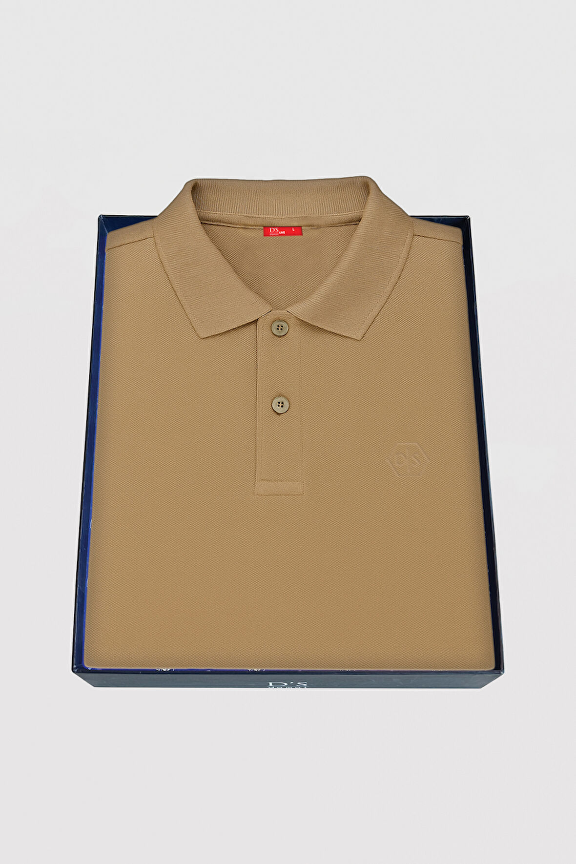 Ds Damat Slim Fit Vizon Kutulu Polo Yaka T-Shirt 4HC14ORTKPLO1