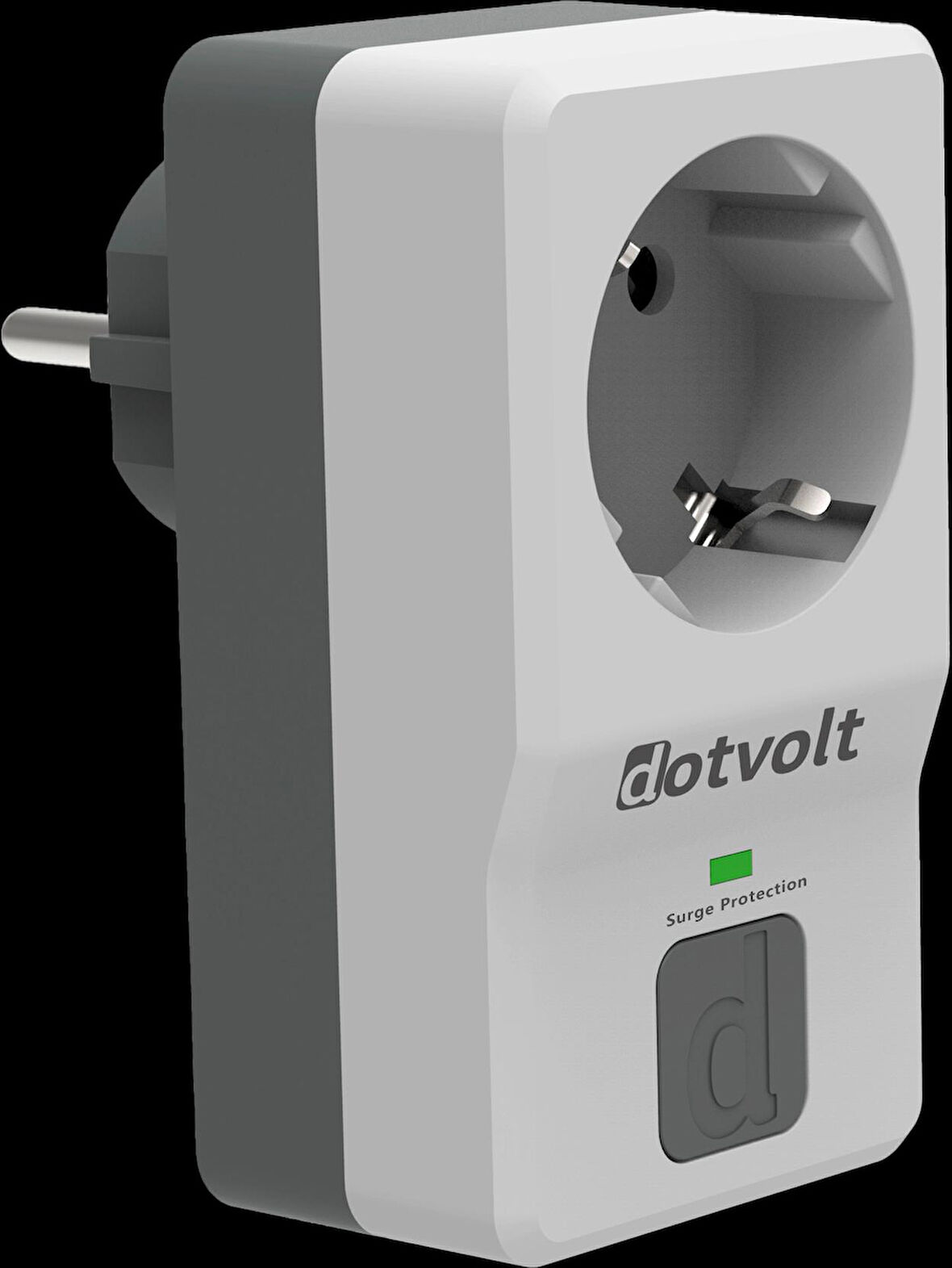 Dotvolt İkili Akım Korumalı Priz Beyaz Anahtarlı Surge Hunter 1050 Joule