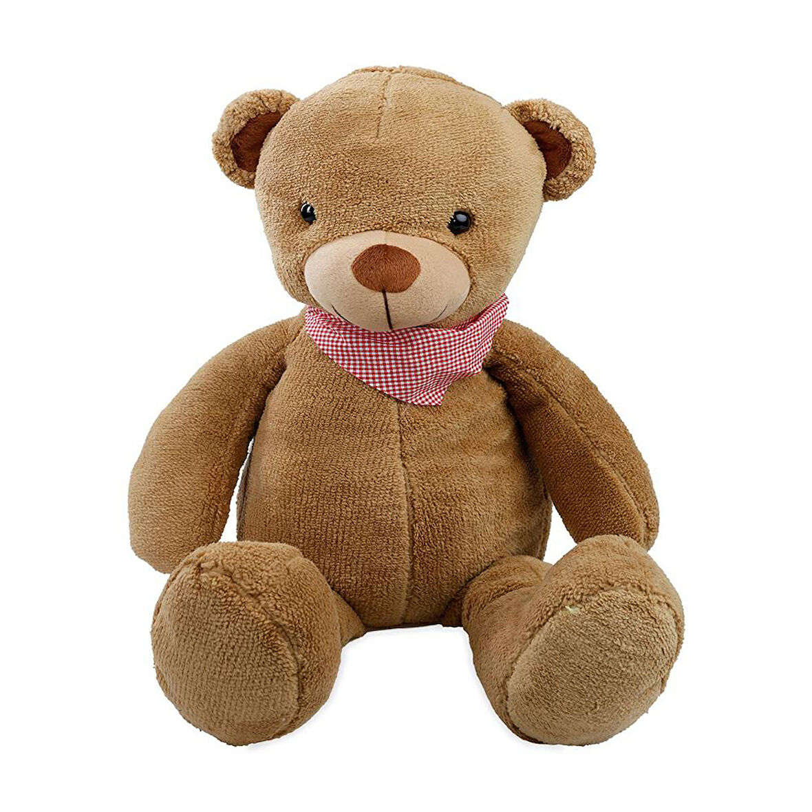 Halley Fularlı Favori Peluş Ayıcık 50 Cm. - Kahverengi