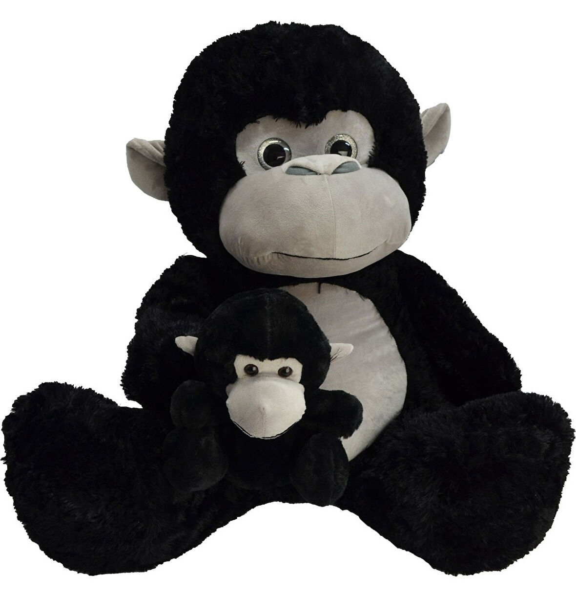 Peluş Yavrulu Goril 70 cm 62930