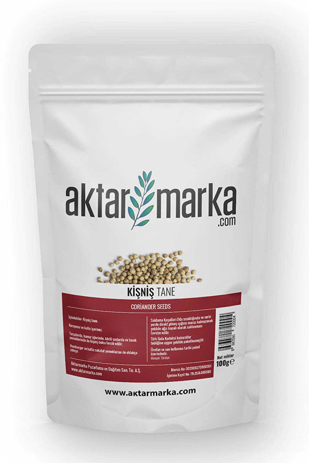 Kişniş Tane 100 gr