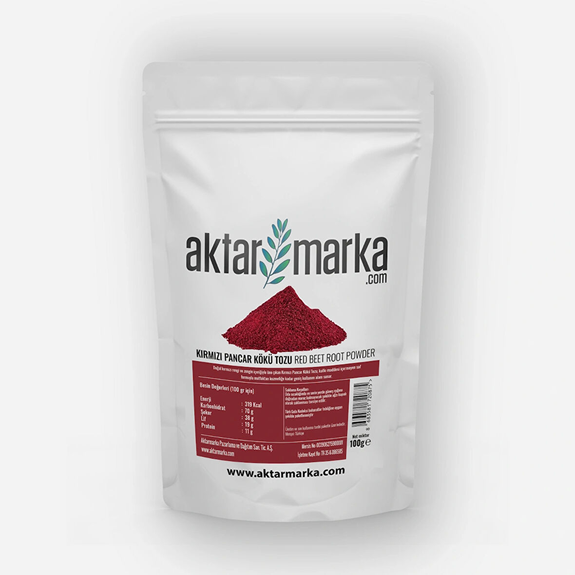 Kırmızı Pancar Kökü Tozu 100 Gr