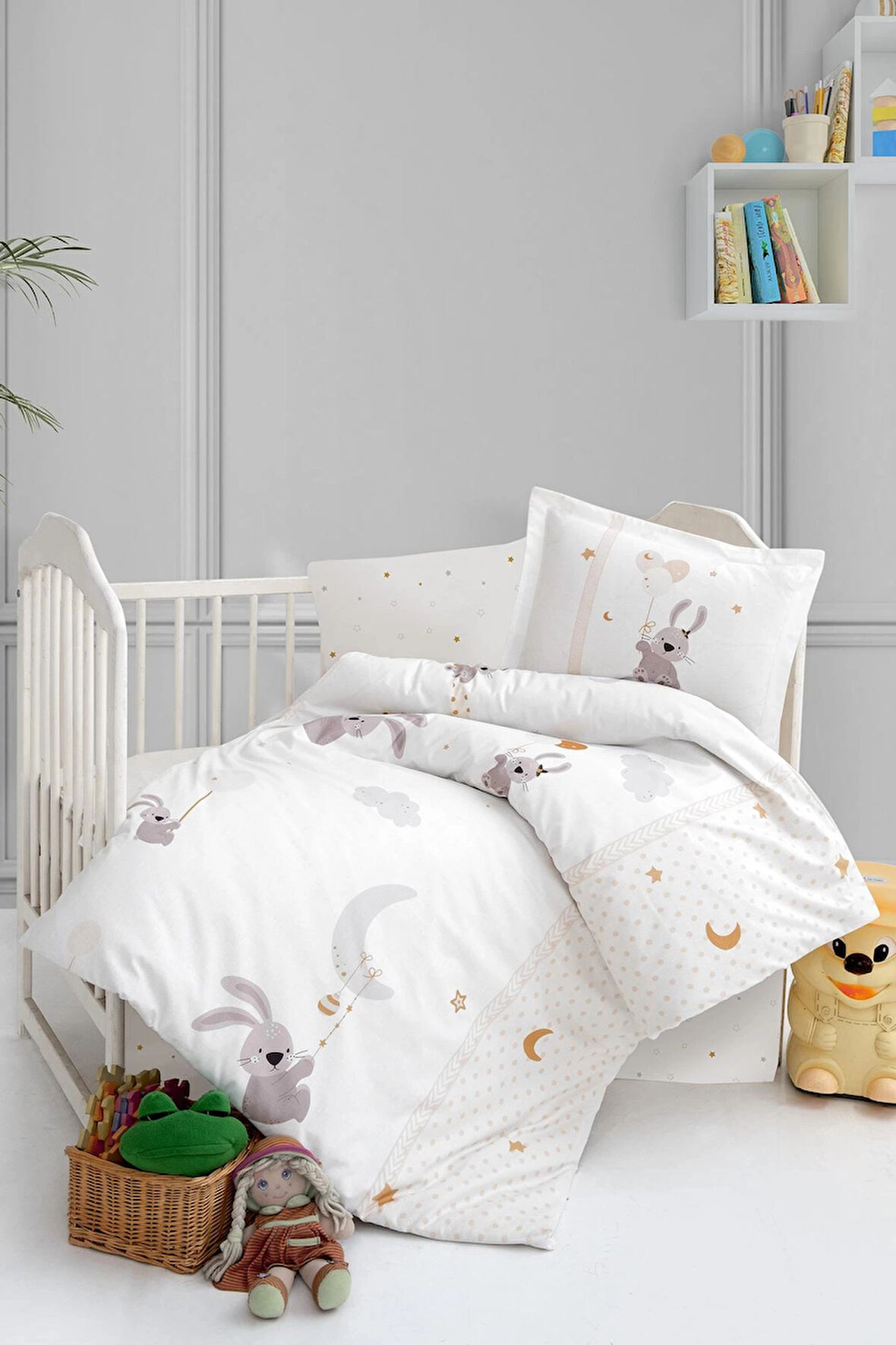 Kanz Ranforce Bebek Nevresim Takımı Knz-001 Bunny Dream