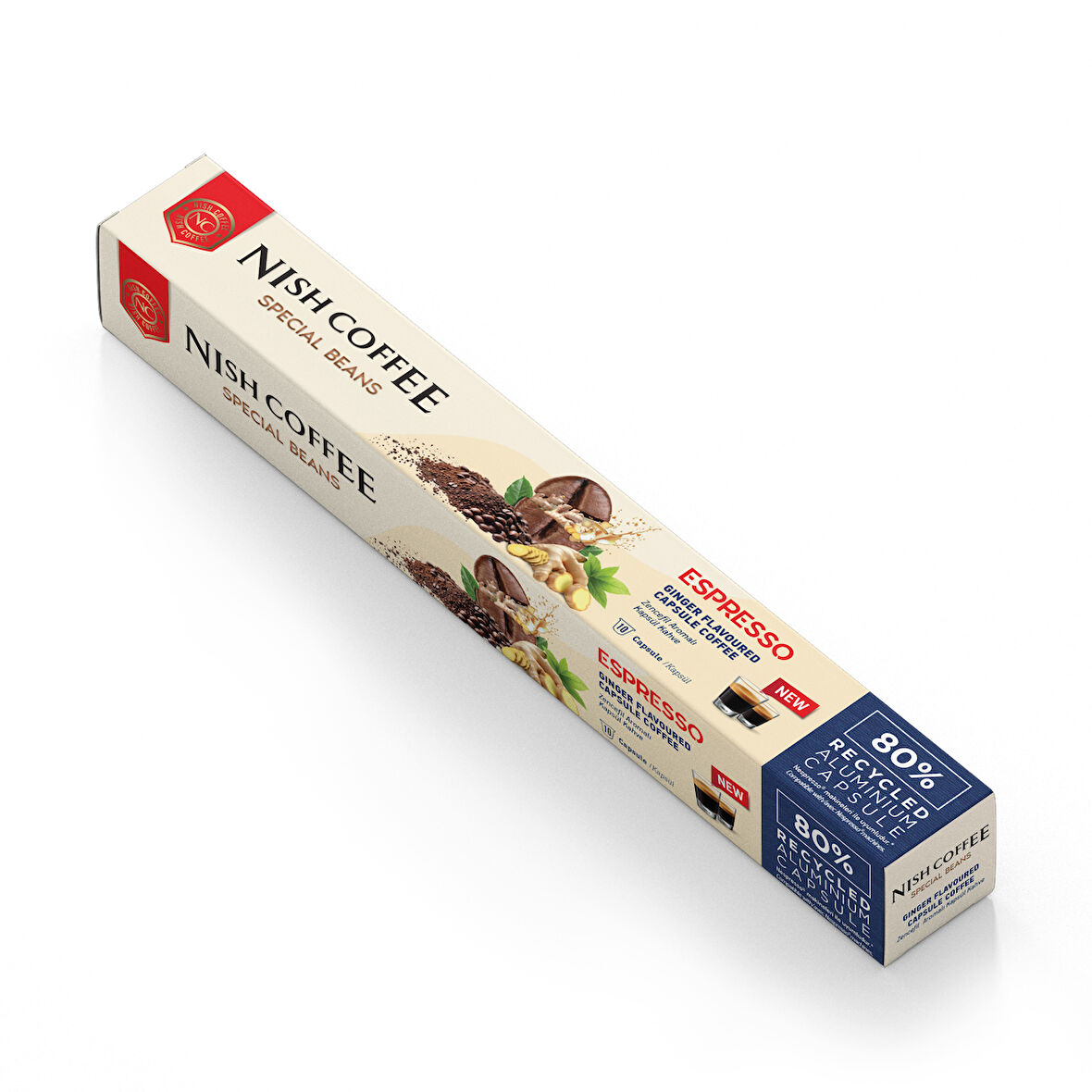 Nish Coffee Zencefil Aromalı Kapsül Kahve - 10 Adet