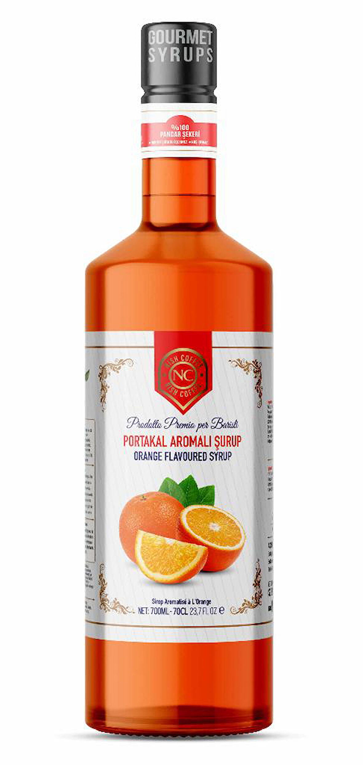 Nish Portakal Aromalı  Şurup 700 ML - P