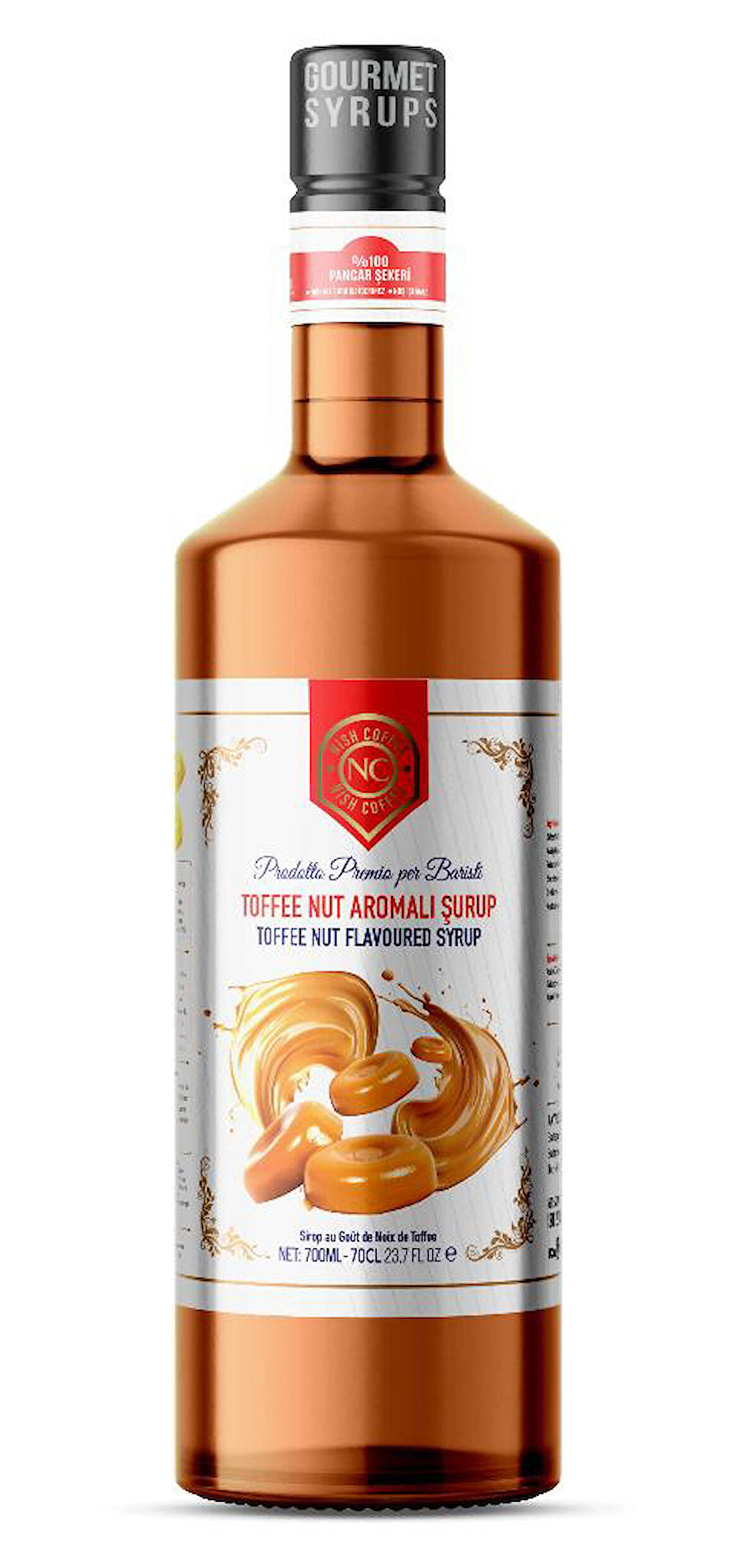 Nish Toffee Nut Aromalı Şurup 700 ML - P