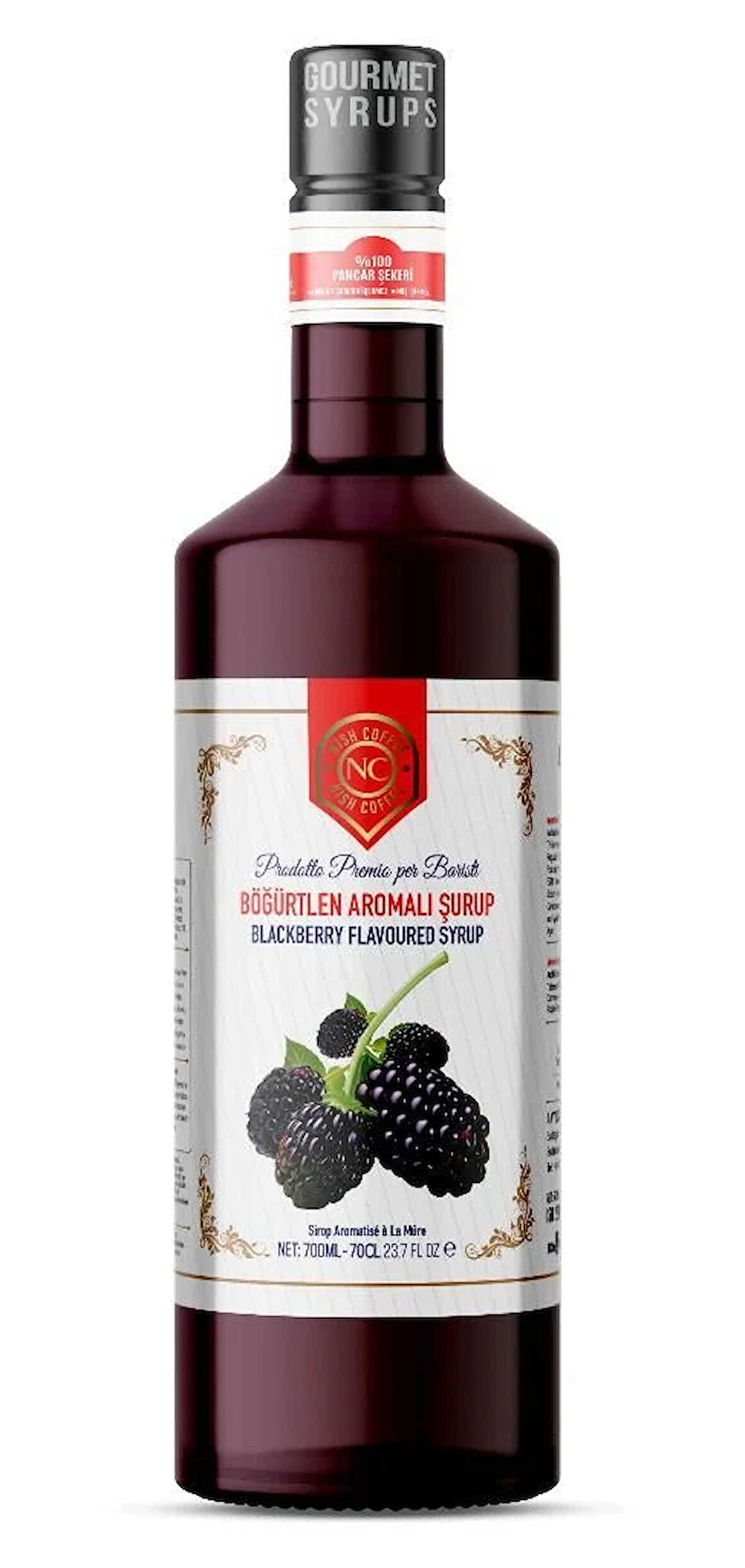 Nish Böğürtlen Aromalı Şurup 700 ML - Pet Şişe