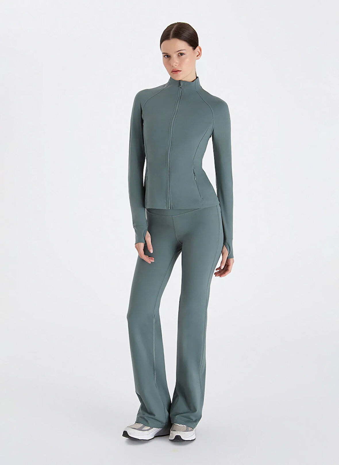 Boboist Slim Fit Su Yeşili Kadın Ceket BB24W203W004