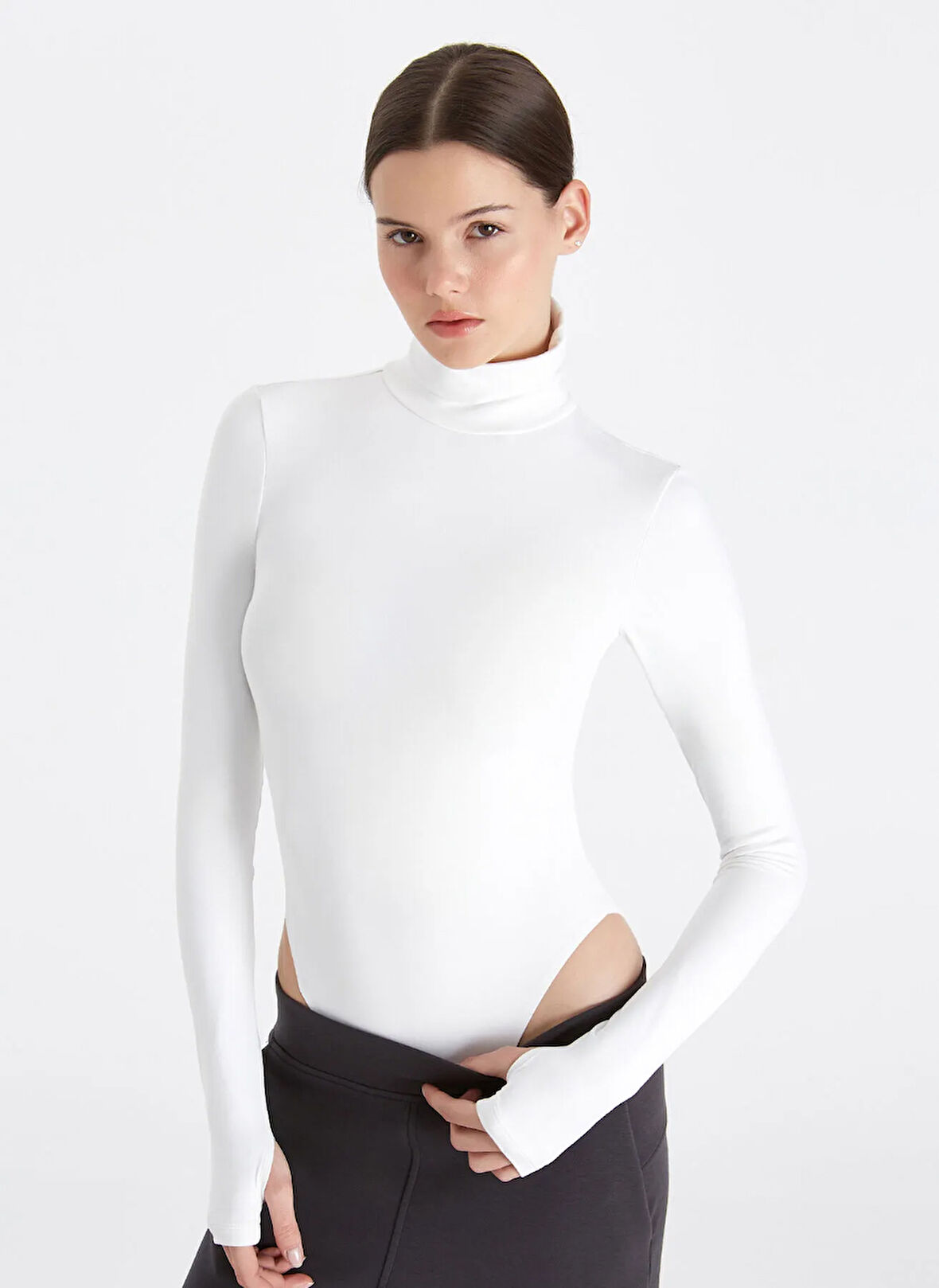 Boboist Beyaz Kadın Bodysuıt BB56W230W001