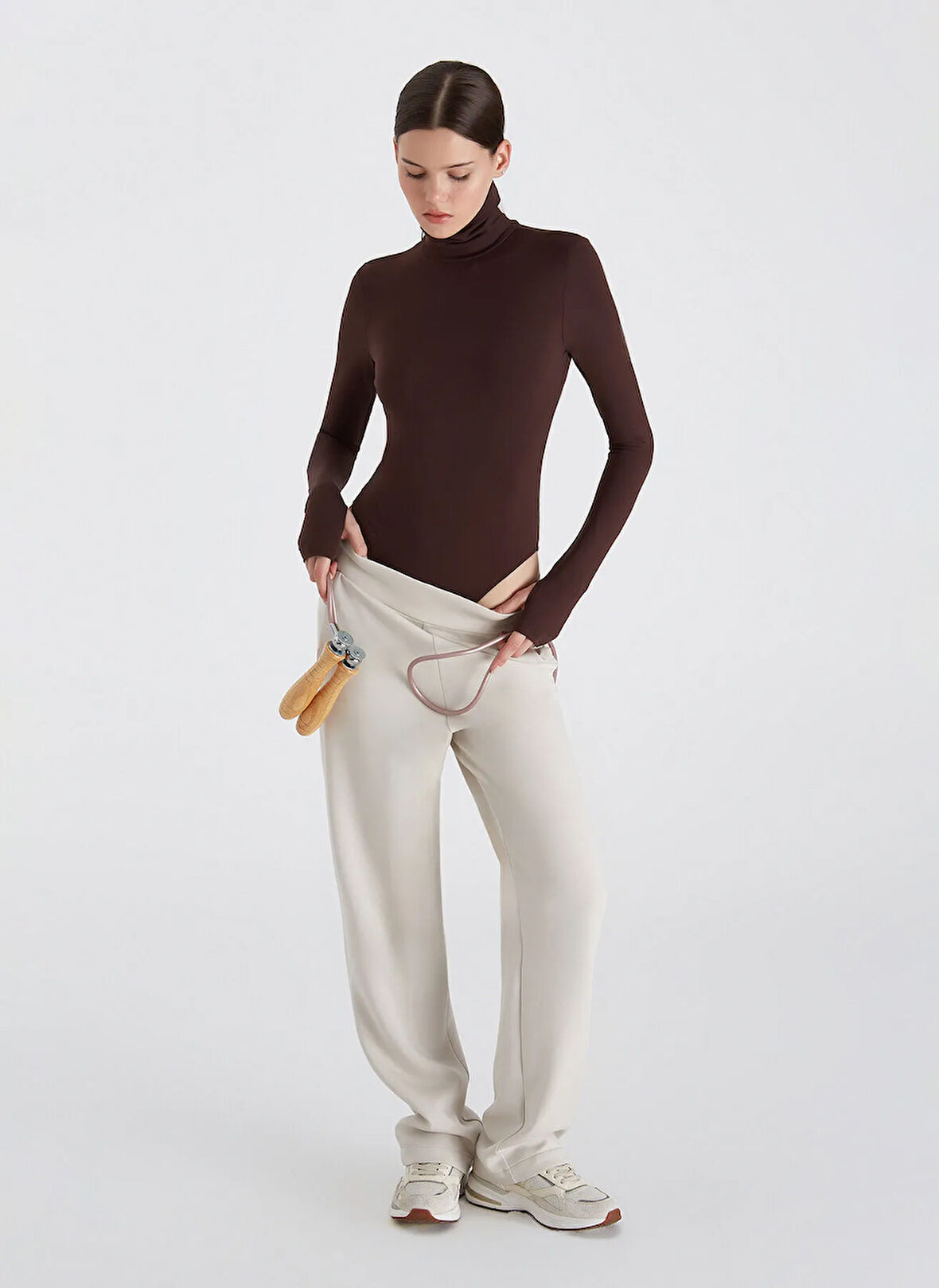 Boboist Koyu Kahve Kadın Bodysuıt BB56W230W001