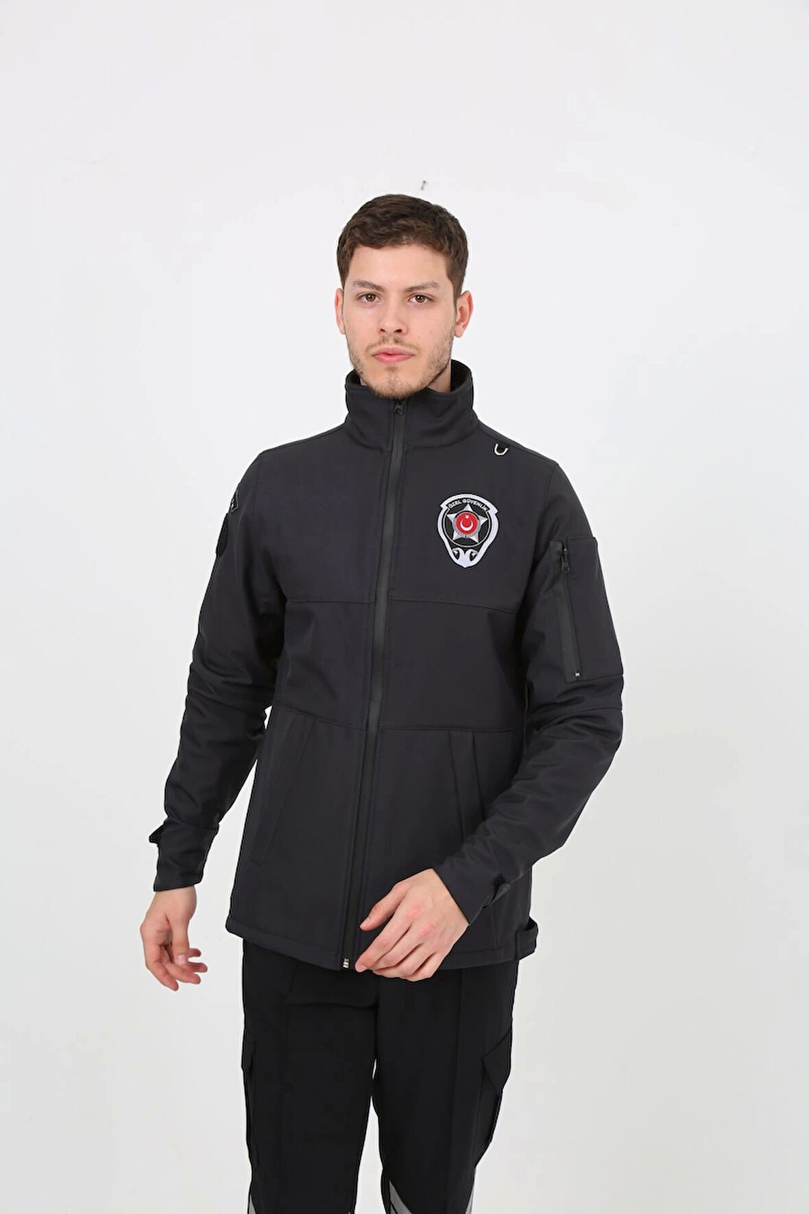 Güvenlik Kıyafetleri KM-Softshell Mont Su ve Rüzgar Geçirmez, Nefes Alabilen Özel Güvenlik Montu