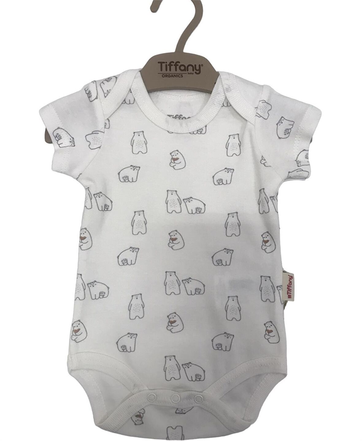 Tiffany Body Kısa Kol Bears Organic Theme