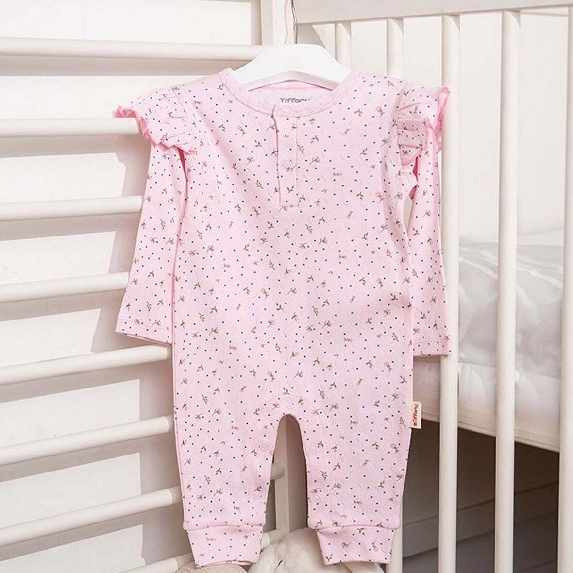 Tiffany Baby Jakarlı Flowering Theme Patiksiz Tulum 57004