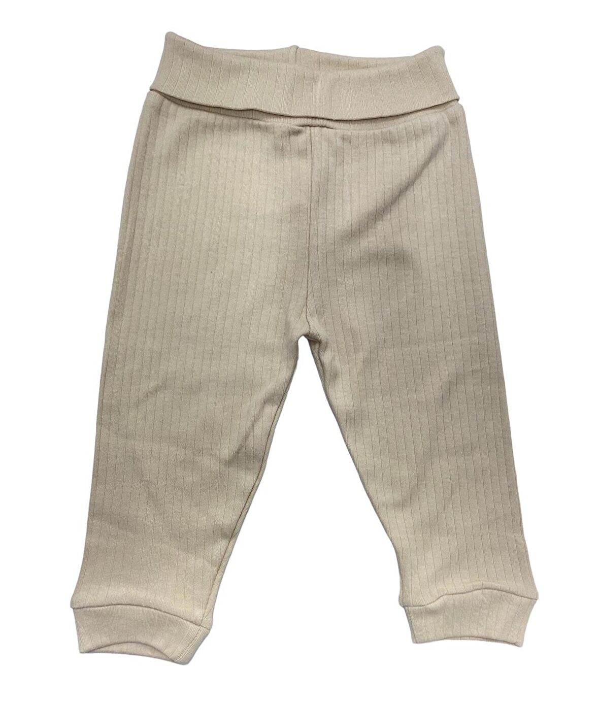 Tiffany Pantolon Patiksiz Raporlu Basic Theme Bej