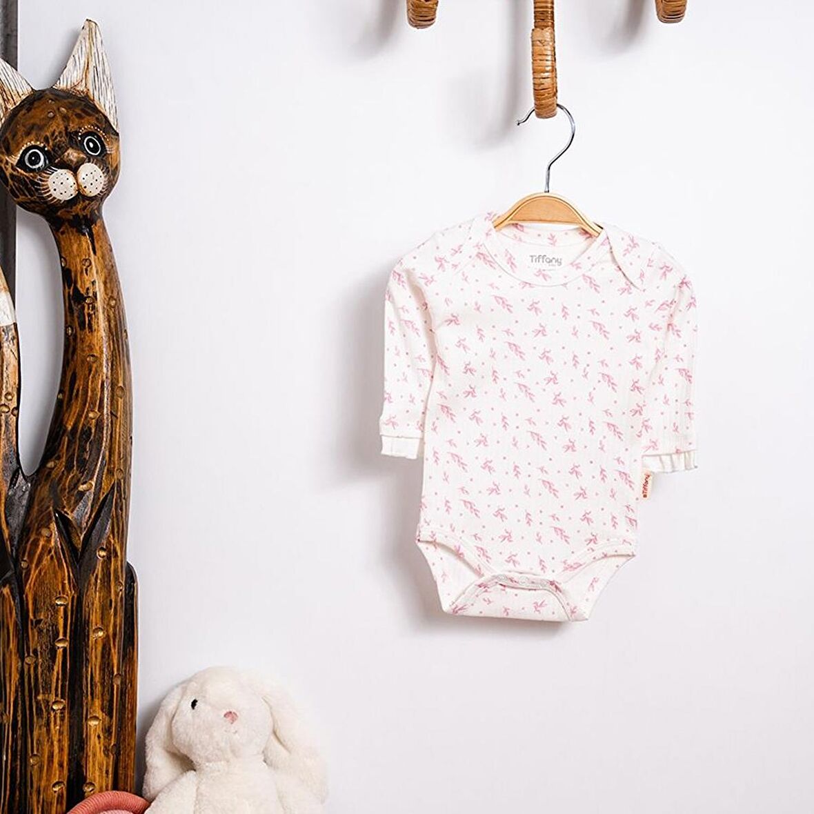 Tiffany Baby Wildflowers Theme Uzun Kollu Bebek Body 63011