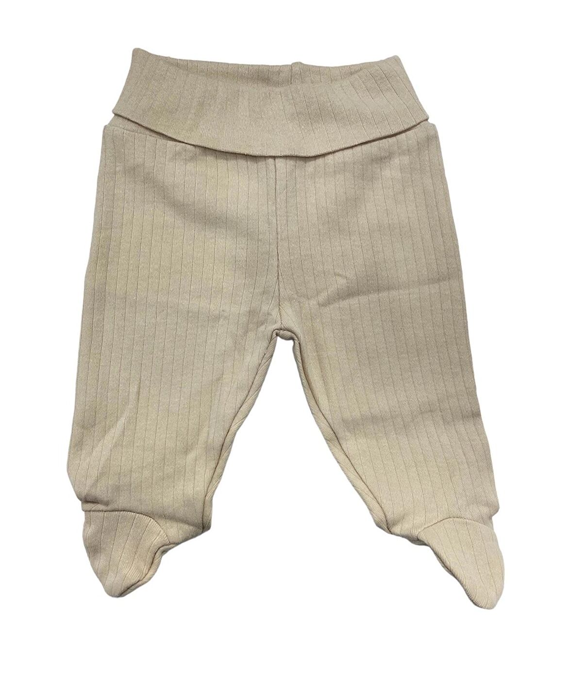 Tiffany Pantolon Patikli Raporlu Basic Theme Bej