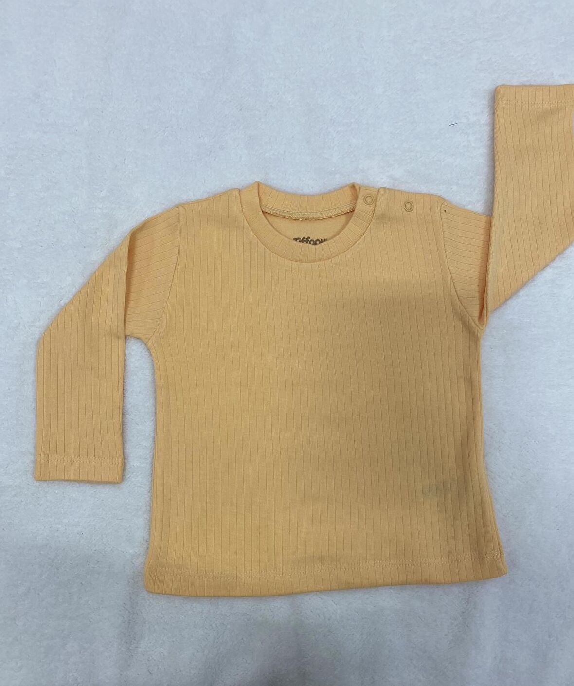 Tiffany Sweatshirt Raporlu Basic Theme Sarı