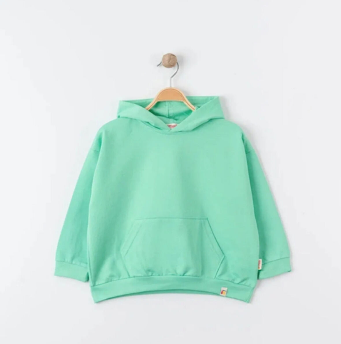 Tiffany Sweatshirt Kapüşonlu Oversize Theme Mint