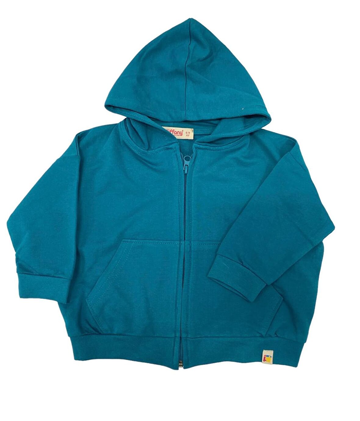 Tiffany Sweatshirt Kapüşonlu Oversize Theme Turkuaz