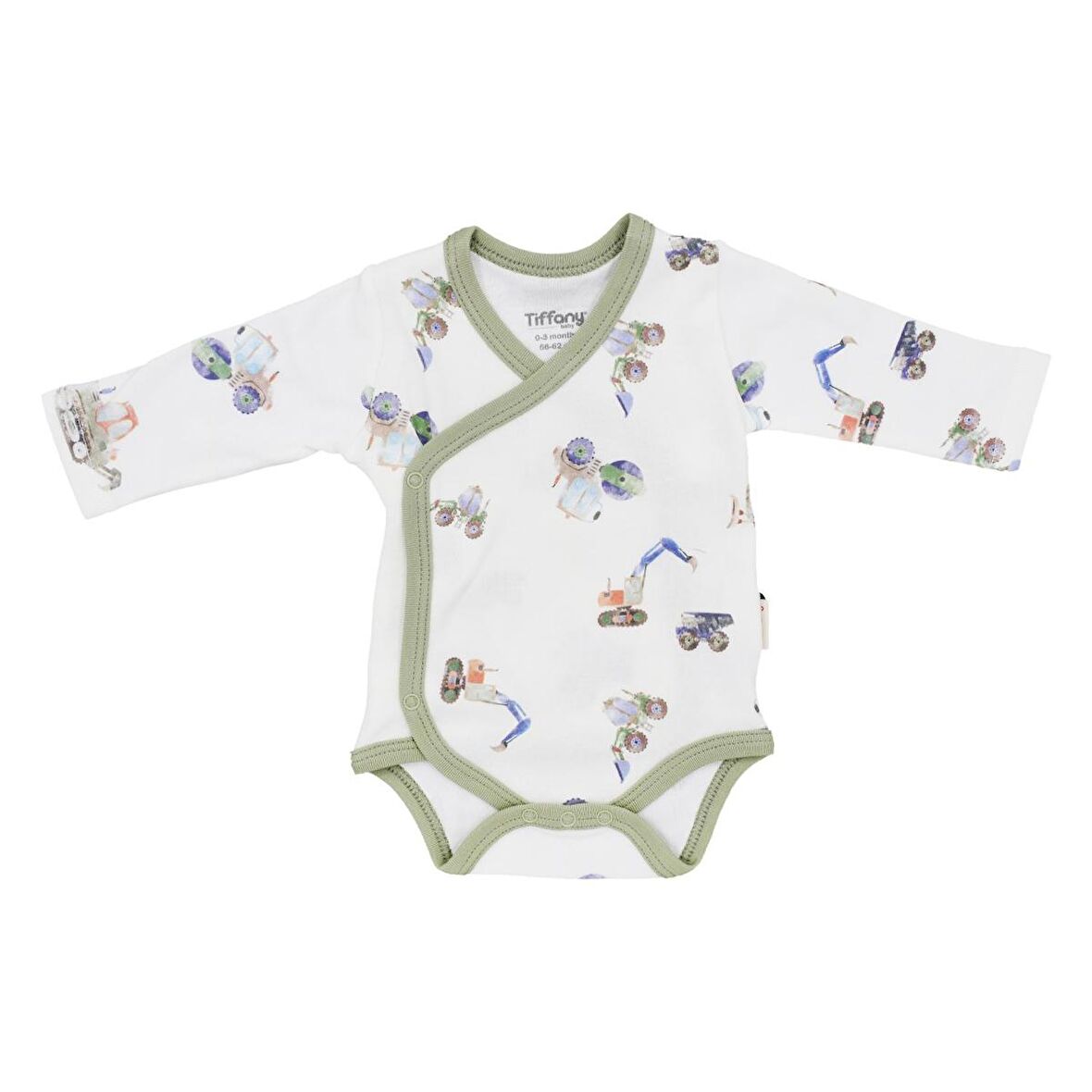 Tiffany Baby Work Machine Theme Kruvaze Bebek Body 13022