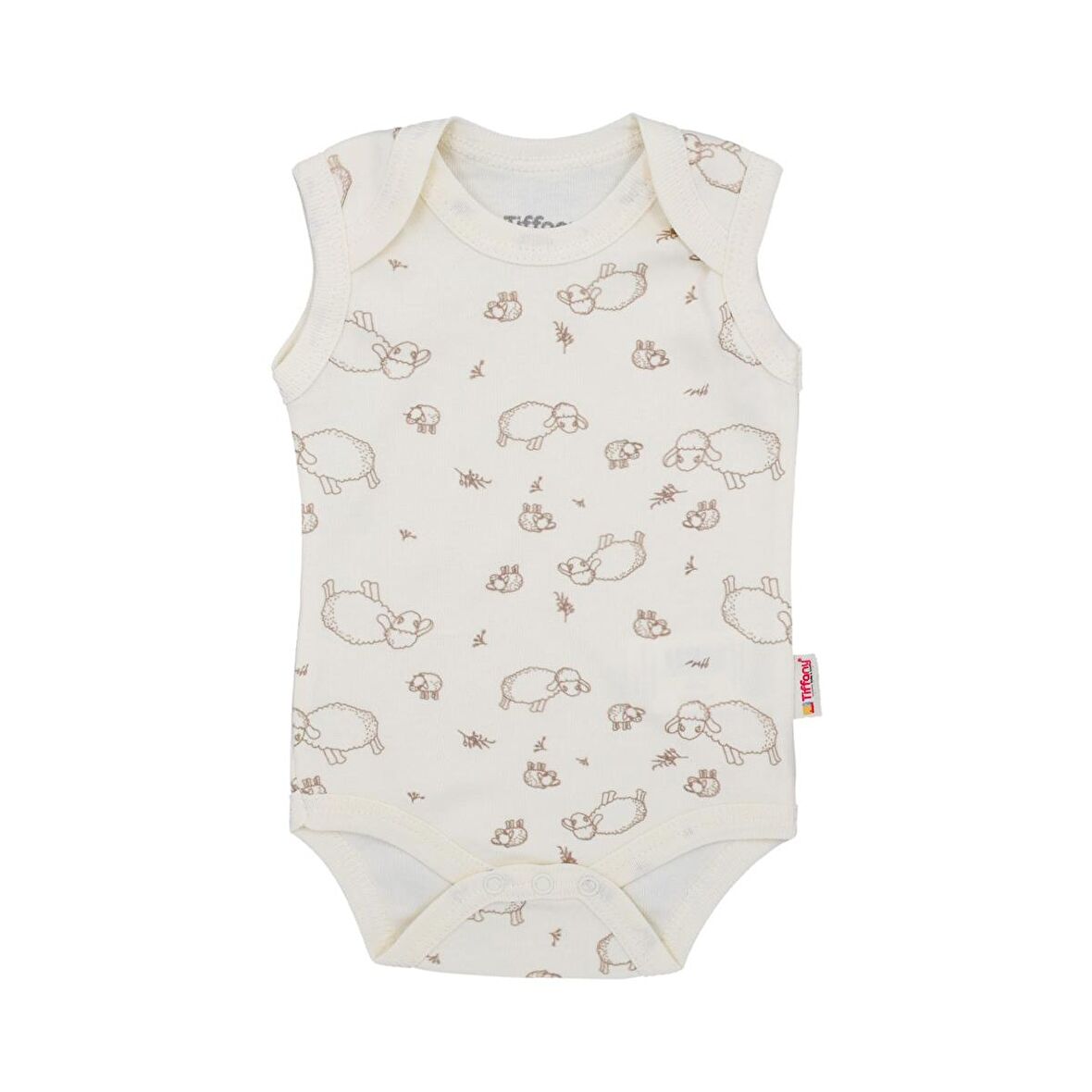 Tiffany Baby Lamb Organik Theme Bebek Atlet Body 20009