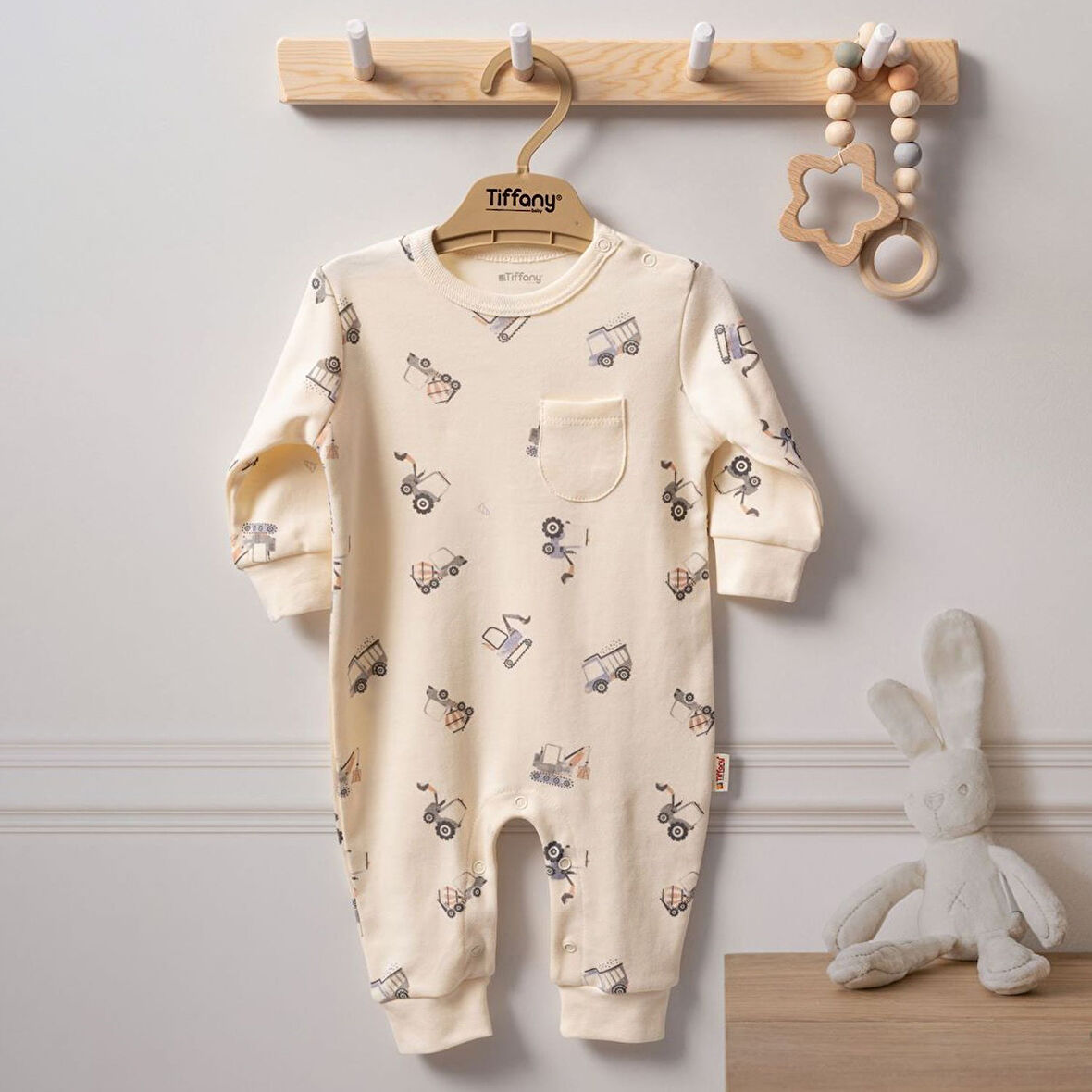 Tiffany Baby Organik Work Machine Theme Tulum 23004