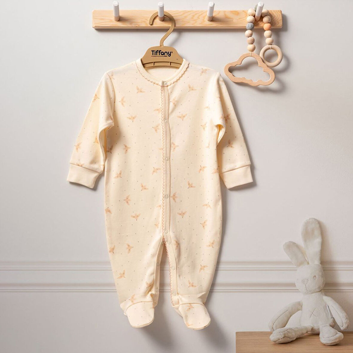 Tiffany Baby Organik Bird Theme Patikli Tulum 24040