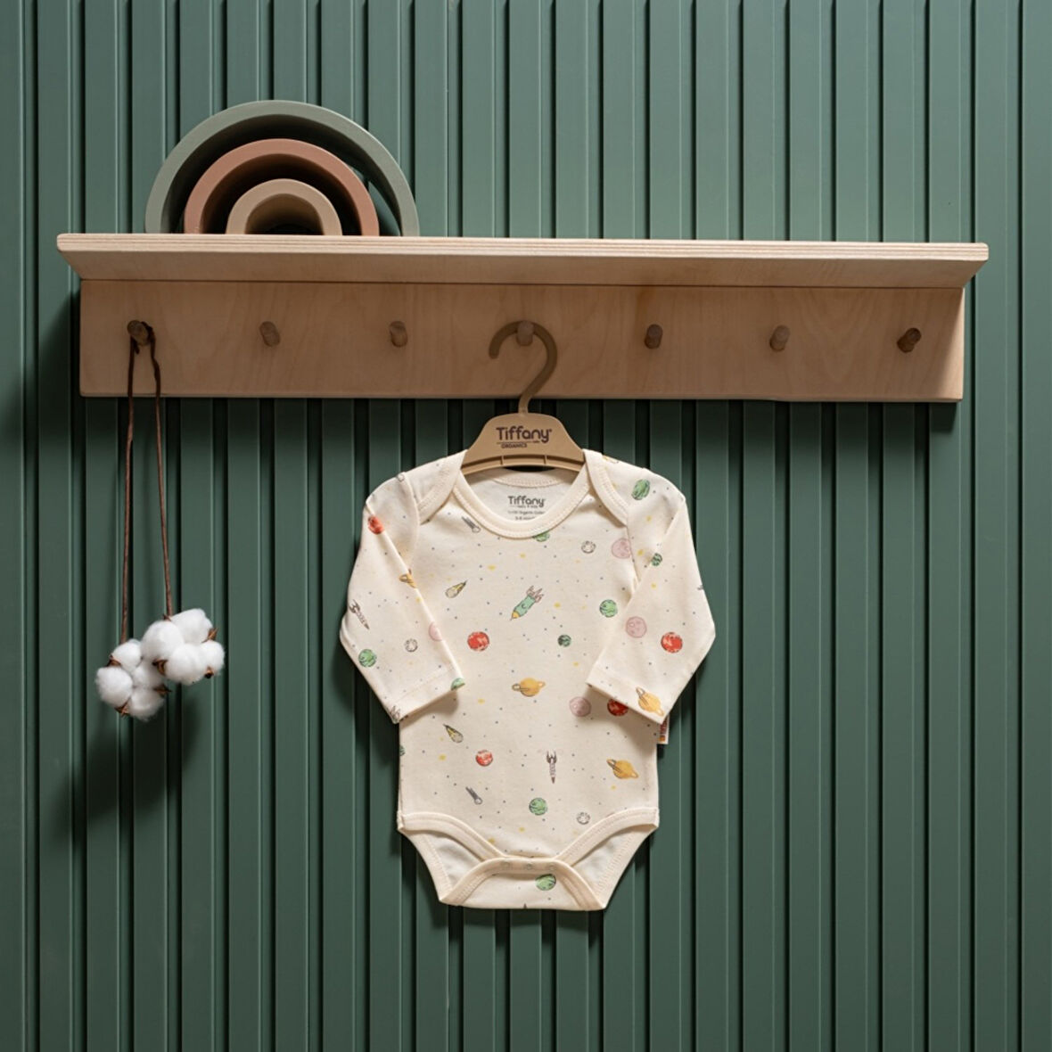 Tiffany Baby Organic Space Theme Uzun Kol Body 44011