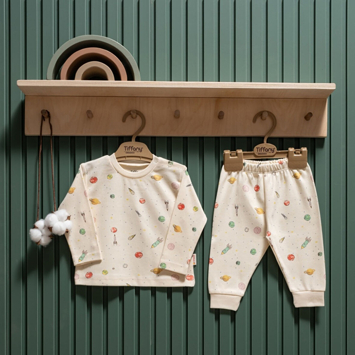 Tiffany Baby Organic Space Theme 2'li Takım 44012