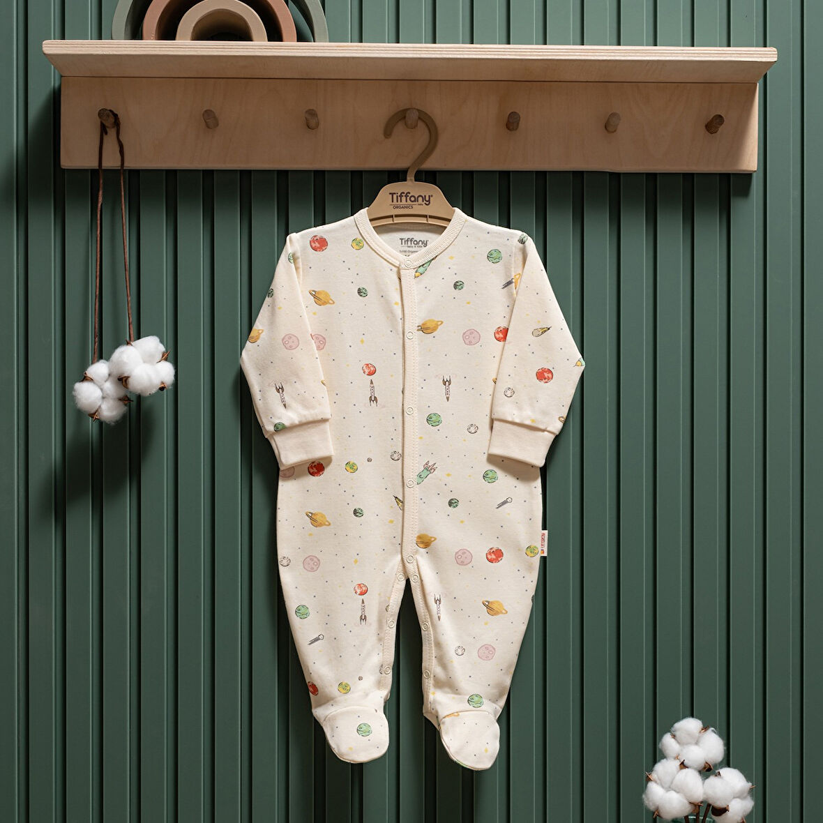 Tiffany Baby Organic Space Theme Patikli Tulum 44033