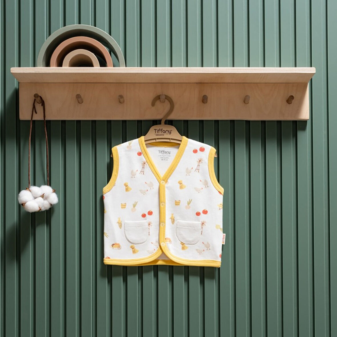 Tiffany Baby Strawberry Organik Theme Yelek 45005