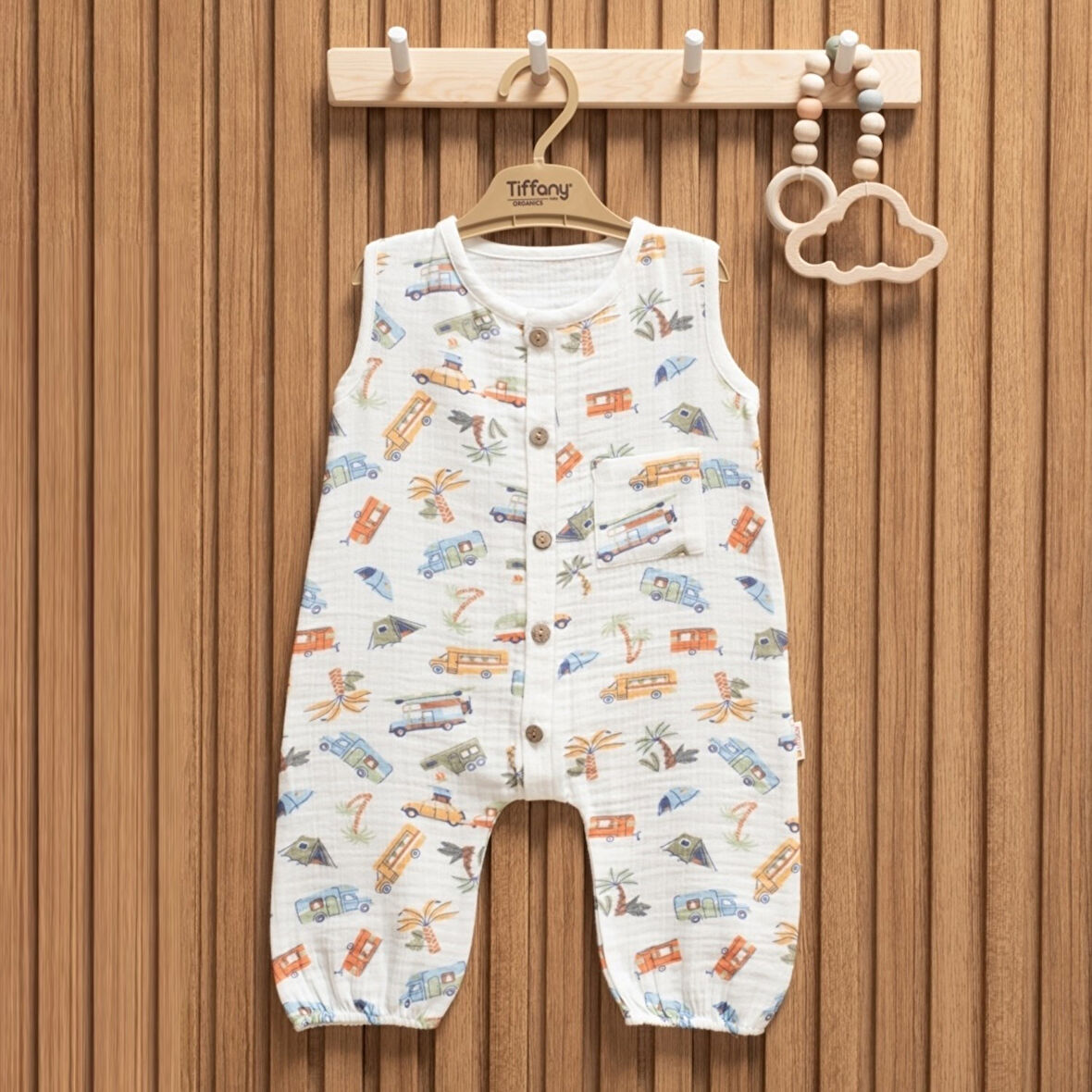 Tiffany Baby Müslin Caravan Theme Uzun Atlet Tulum 61024