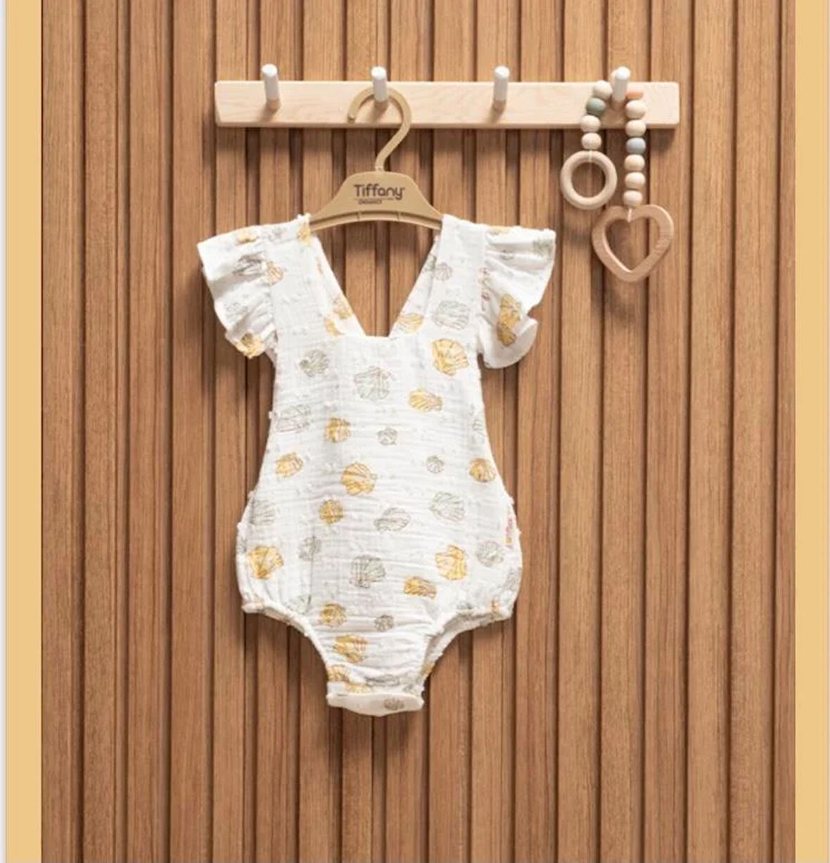 Tiffany Body Fırfırlı Müslin Sea Shell Theme