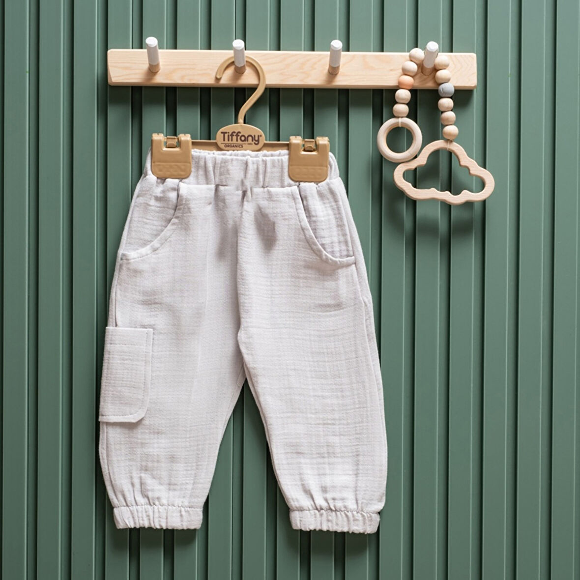 Tiffany Baby Müslin Theme Kargo Cepli Pantolon 26118