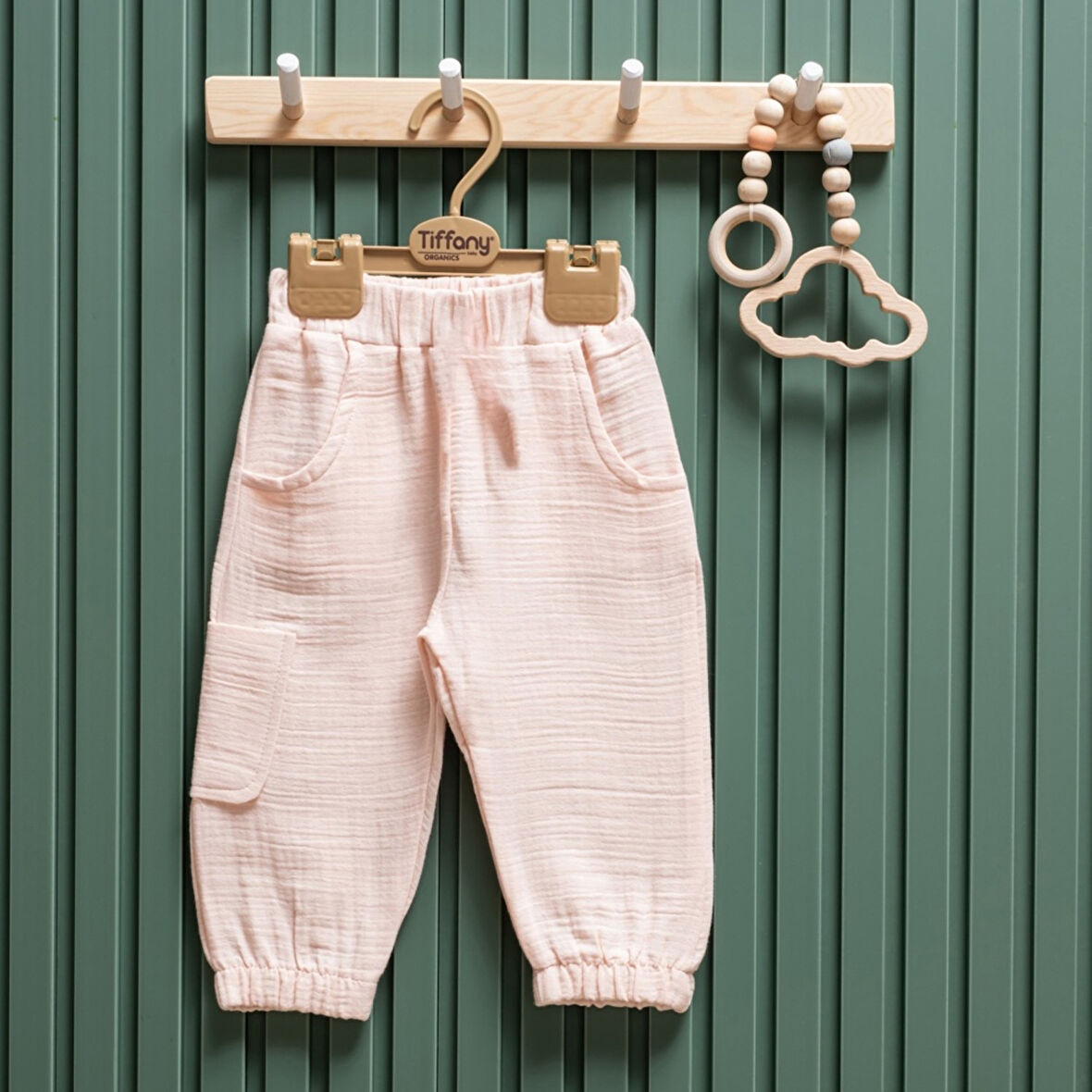 Tiffany Baby Müslin Theme Kargo Cepli Pantolon 26118