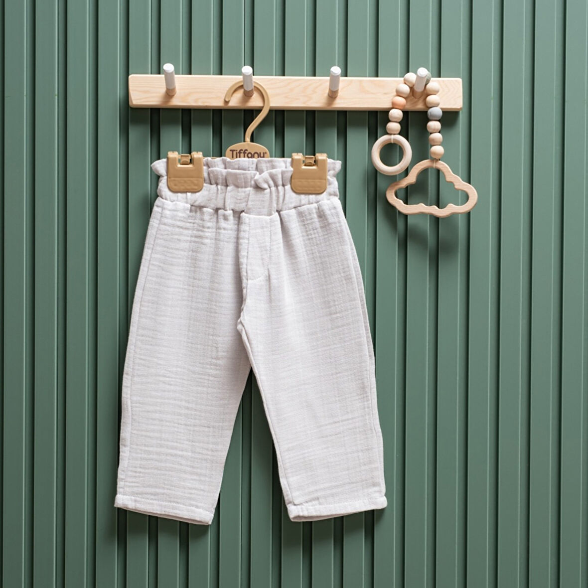 Tiffany Baby Müslin Theme Fırfırlı Pantolon 26031