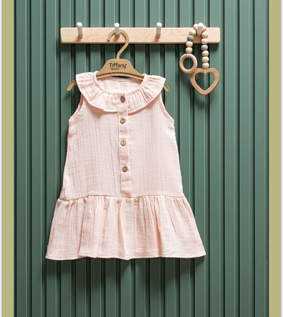 Tiffany Elbise Müslin Theme Pudra