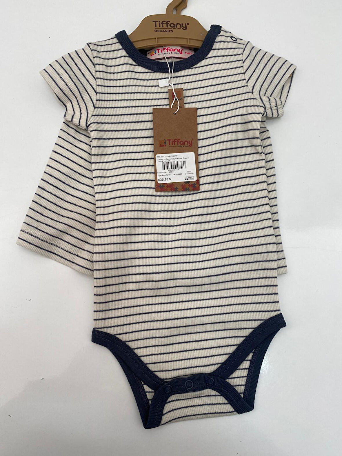 Tiffany 2li Takım Çıtçıtlı Modal Organik Theme Lacivert