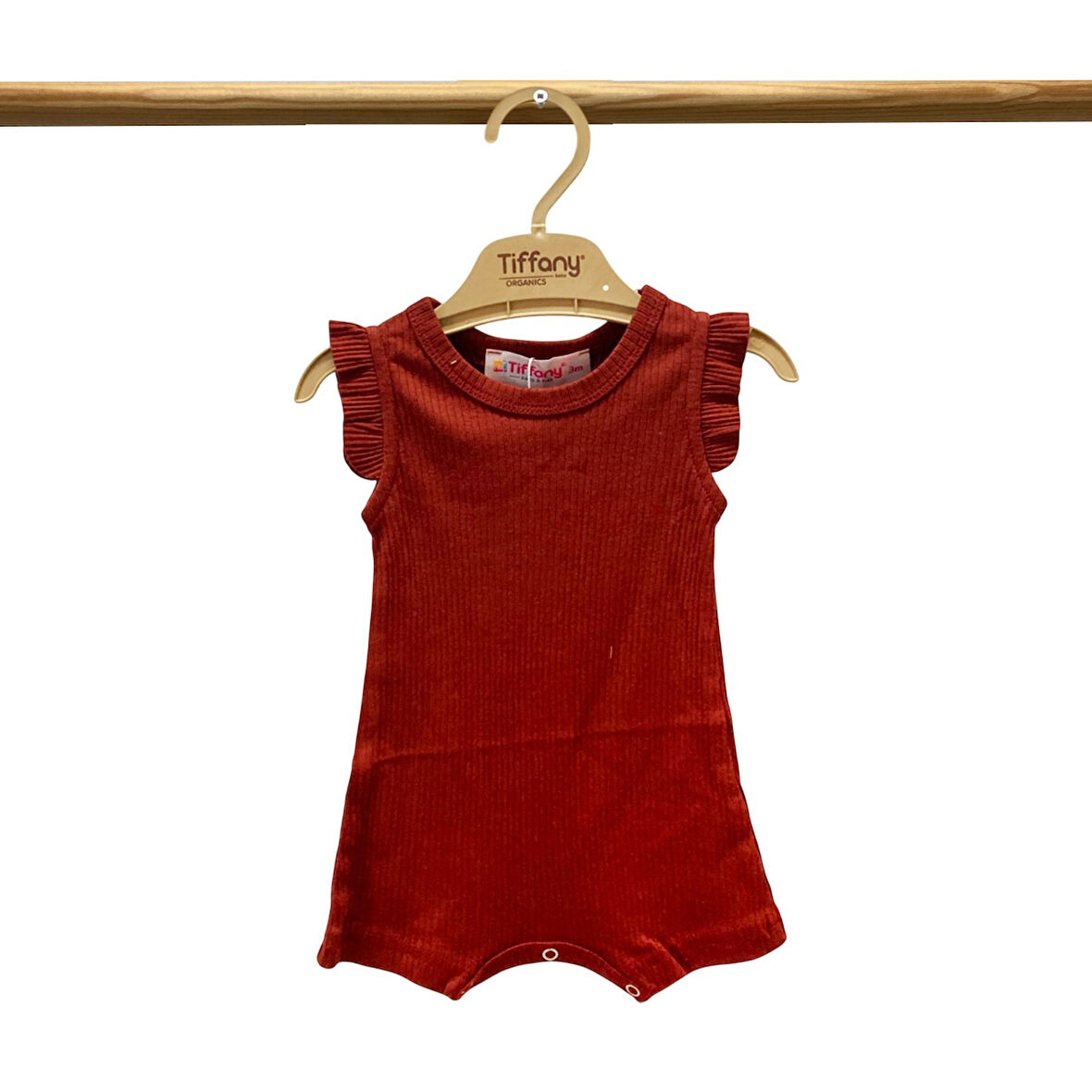 Tiffany Baby Organik Theme Fırfırlı Rompy 88089