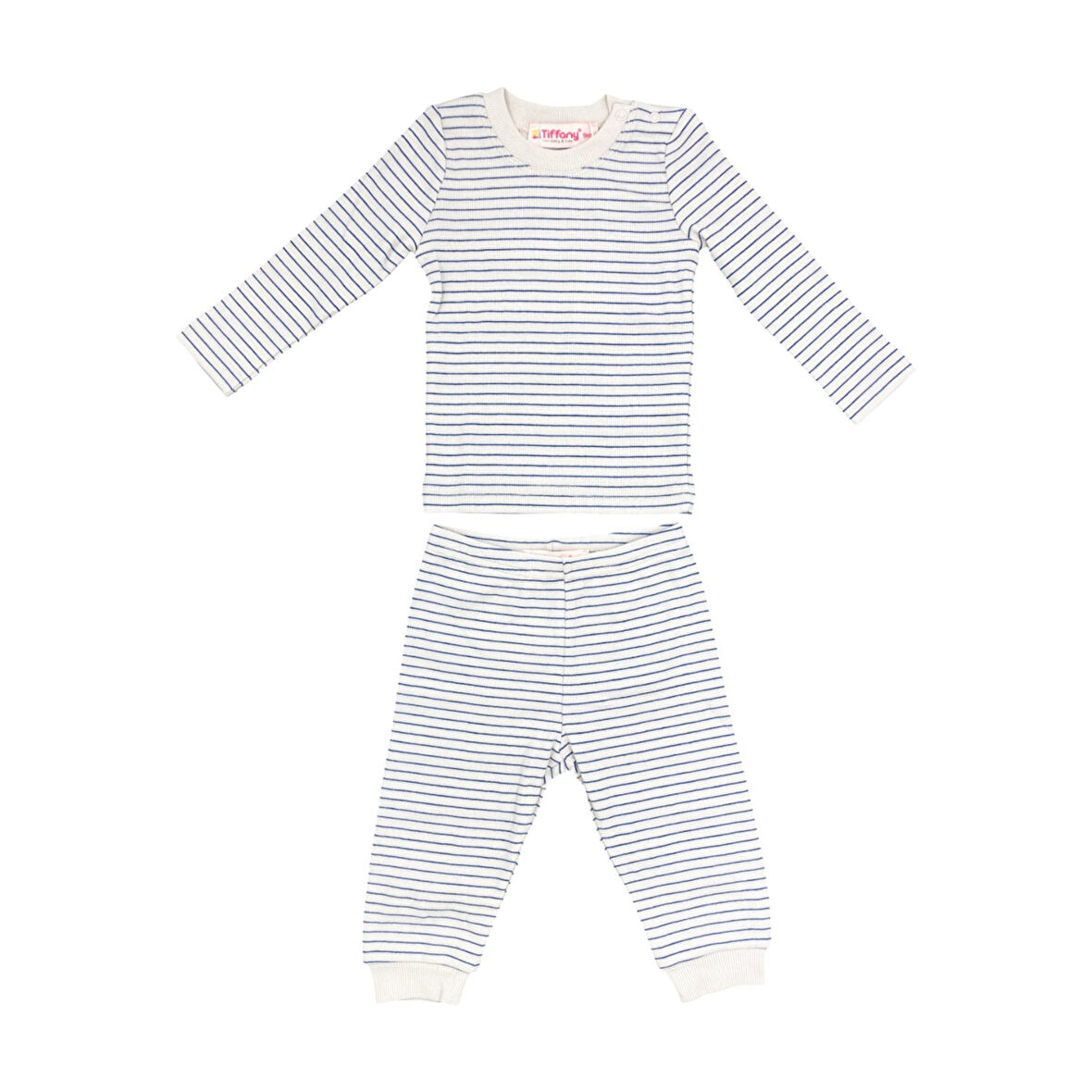 Tiffany Baby Organik Modal Theme Çizgili İkili Takım 89012