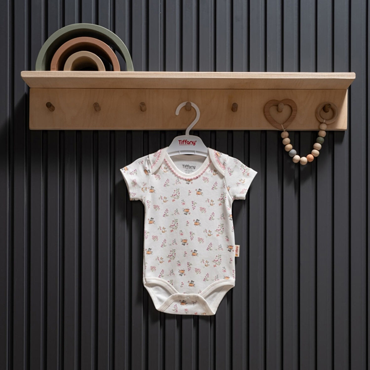 Tiffany Baby Cute Cats Theme Yarım Kol Body 34008