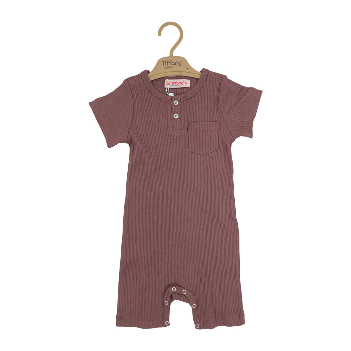 Tiffany Baby Organik Theme Cepli Kısa Rompy 88026