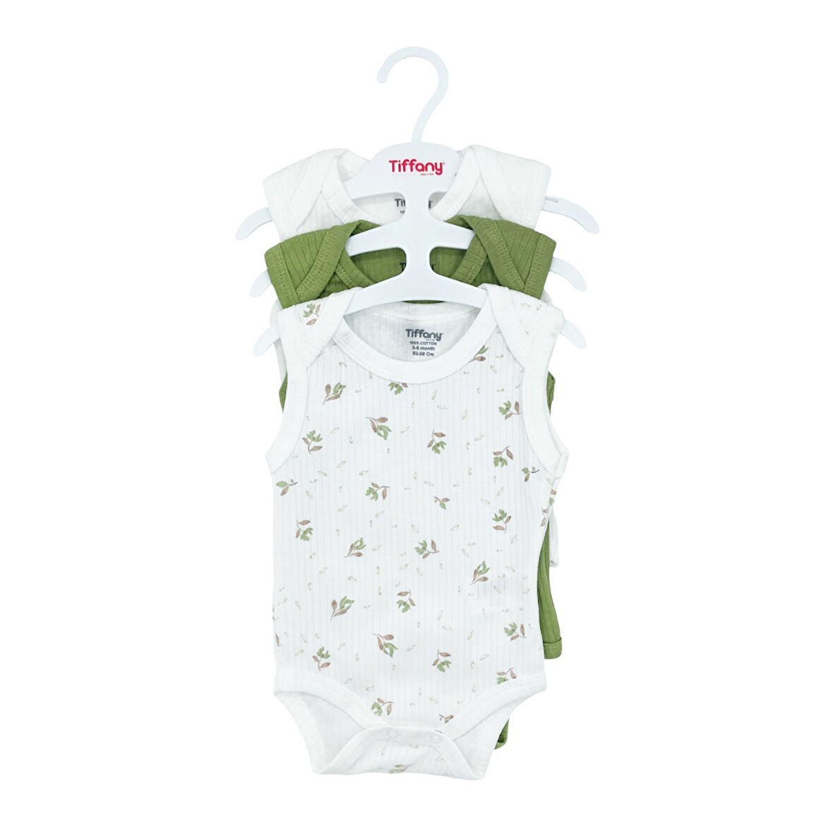 Tiffany Baby Green Plant Theme 3'lü Atlet Body 48009
